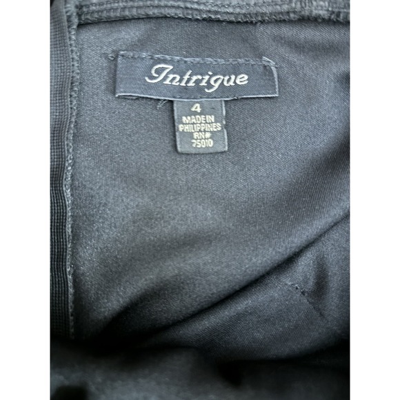 Intrigue Black Strapless Dress - Picture 3 of 3